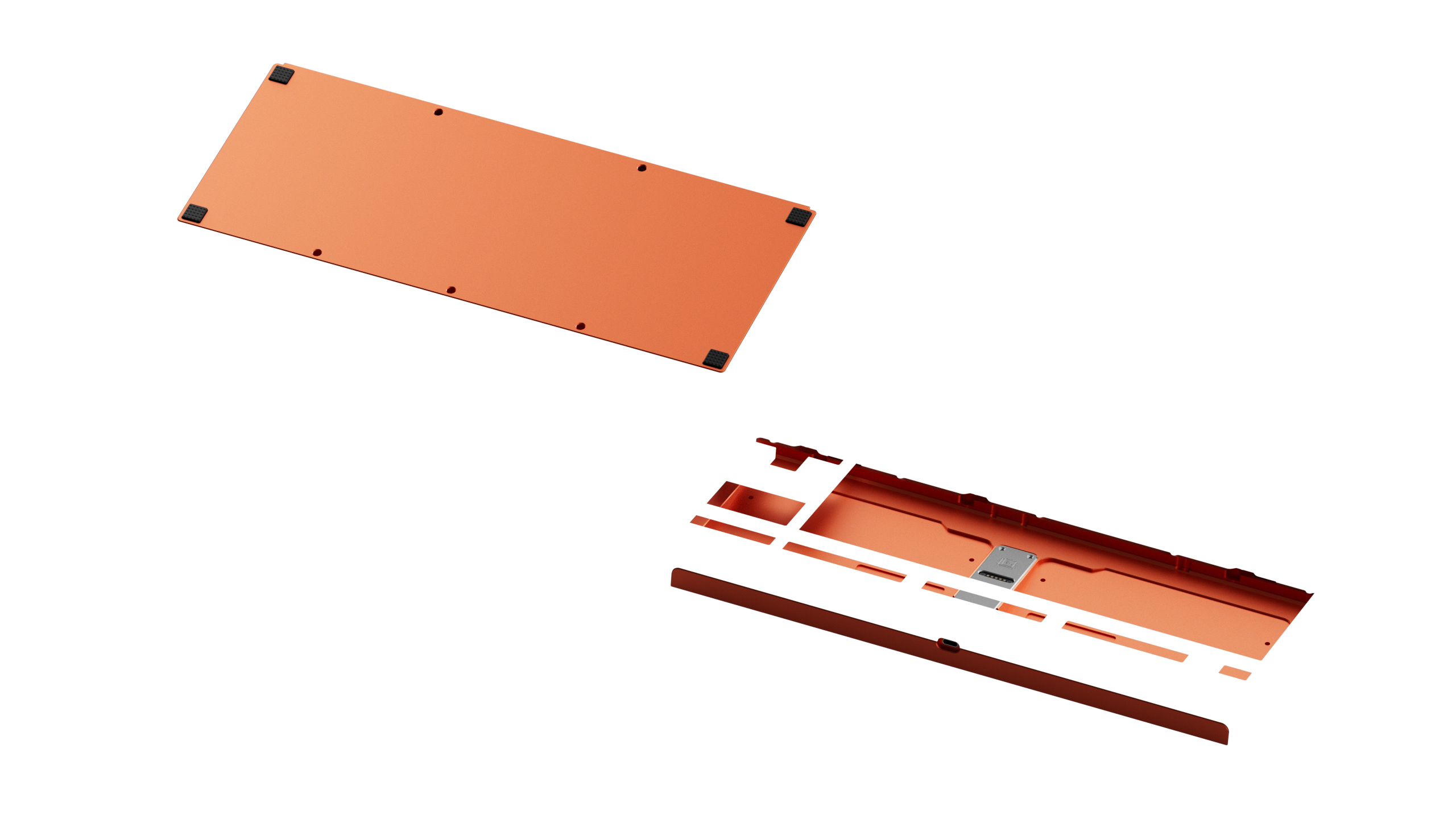 KBDFans TofuTKL R2 - Bottom Cases