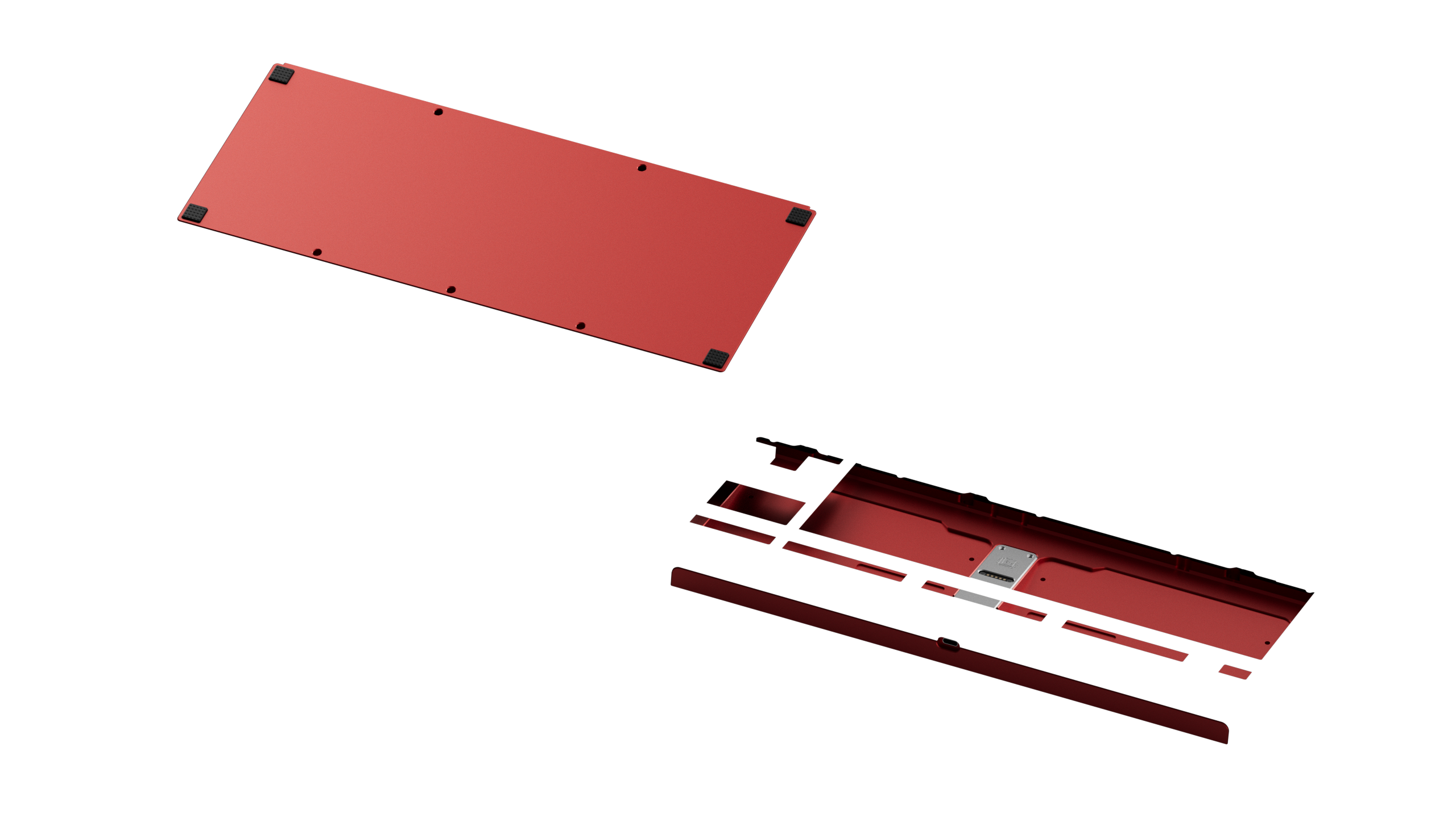 KBDFans TofuTKL R2 - Bottom Cases
