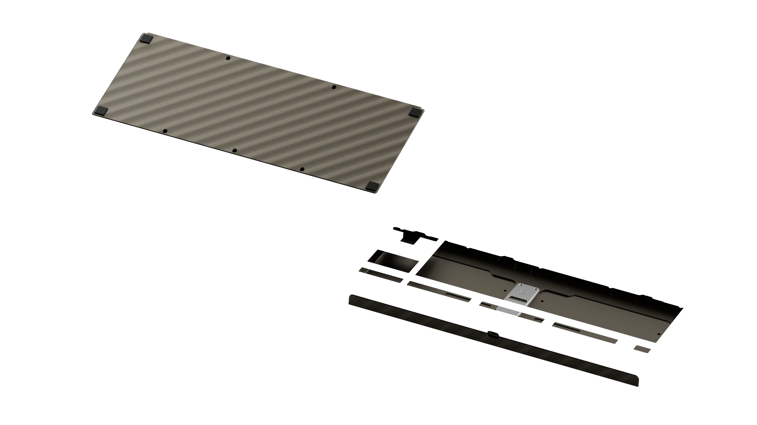 KBDFans TofuTKL R2 - Bottom Cases