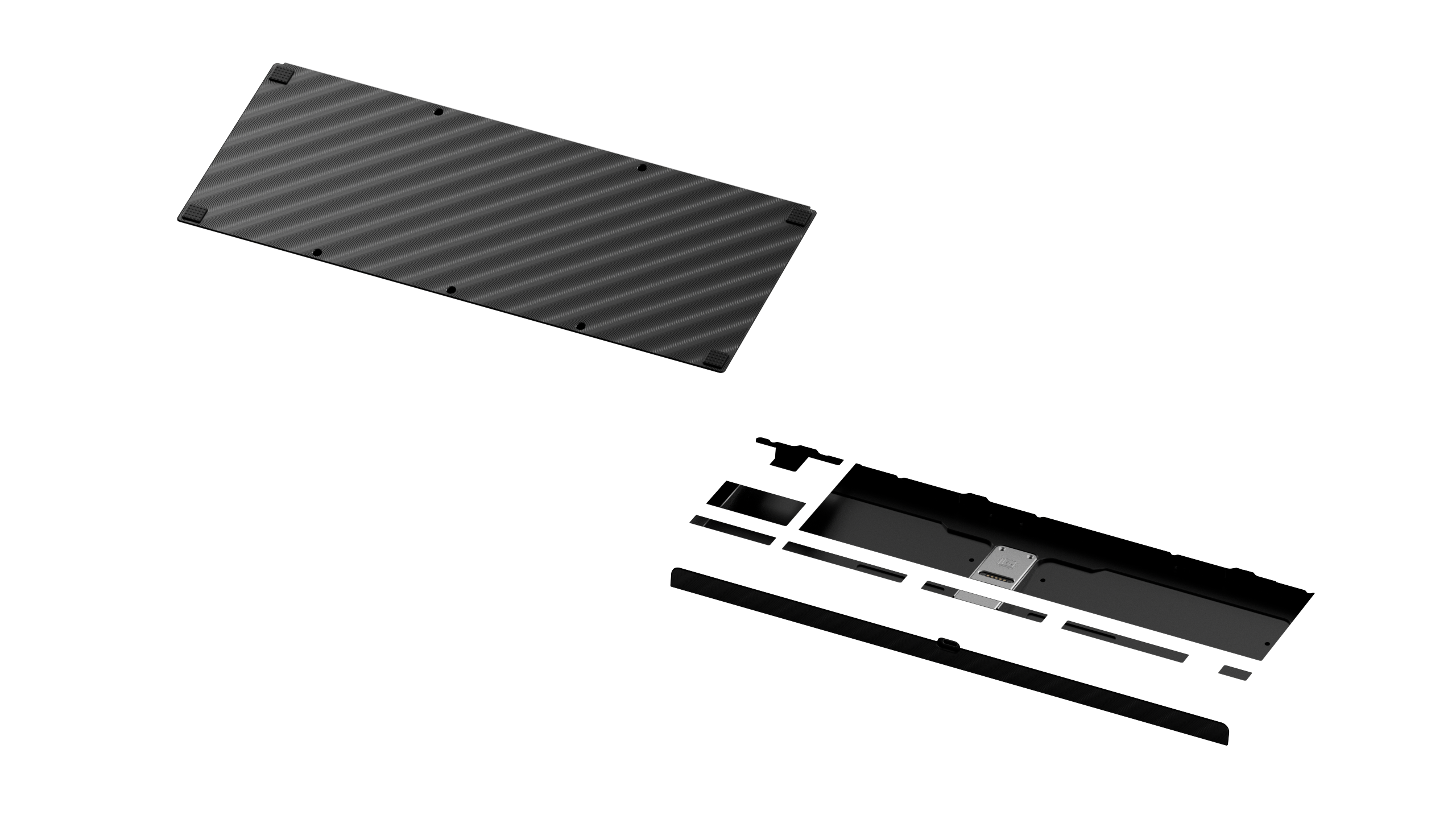 KBDFans TofuTKL R2 - Bottom Cases