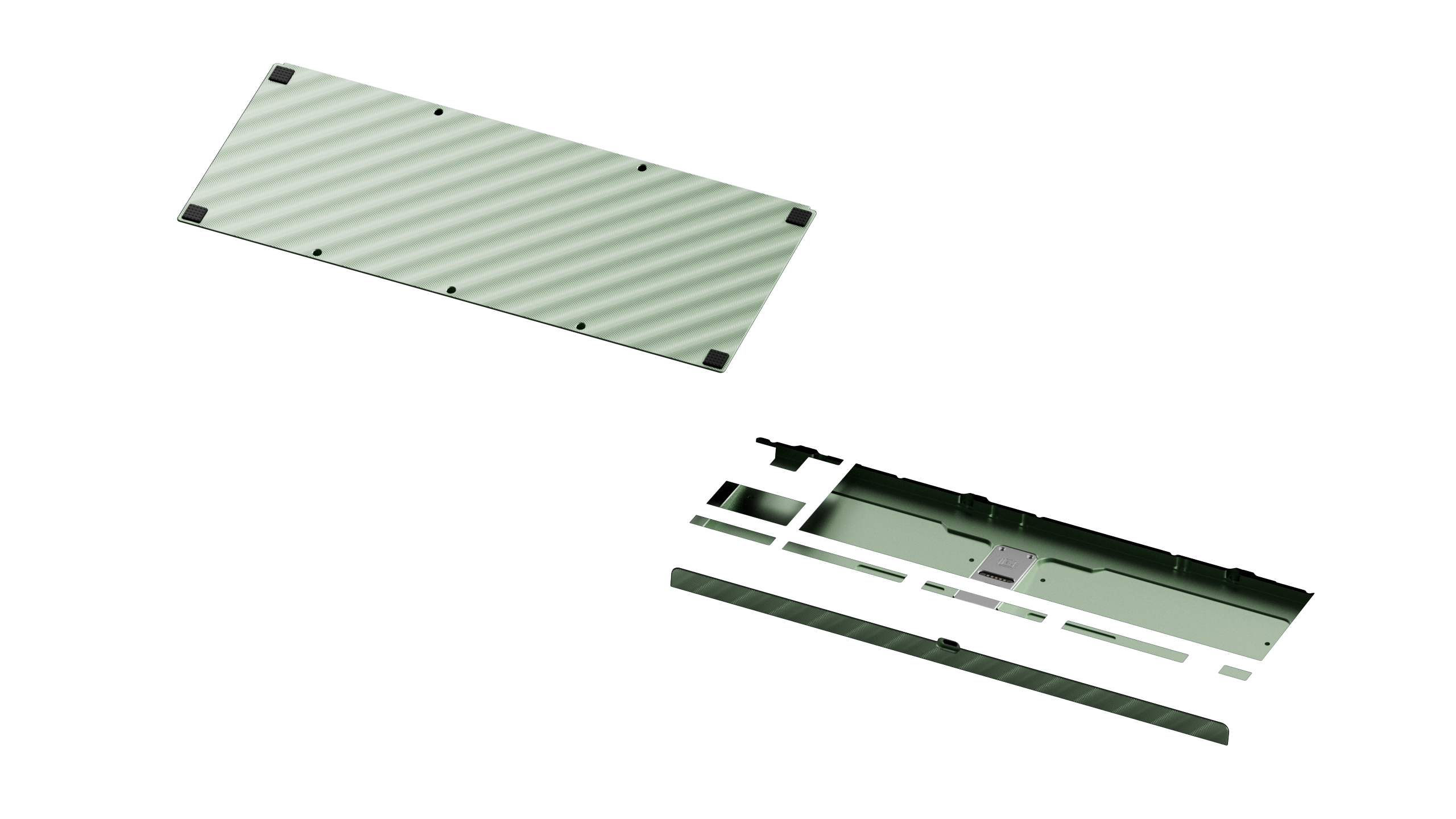 KBDFans TofuTKL R2 - Bottom Cases