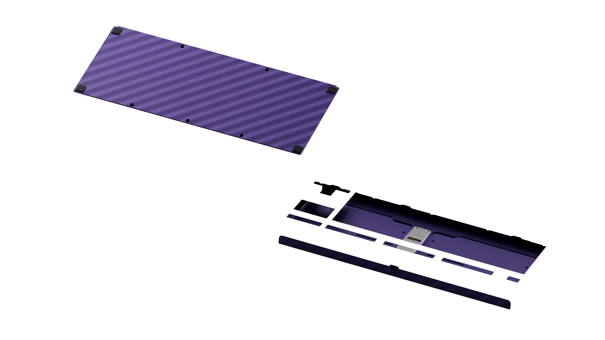 KBDFans TofuTKL R2 - Bottom Cases