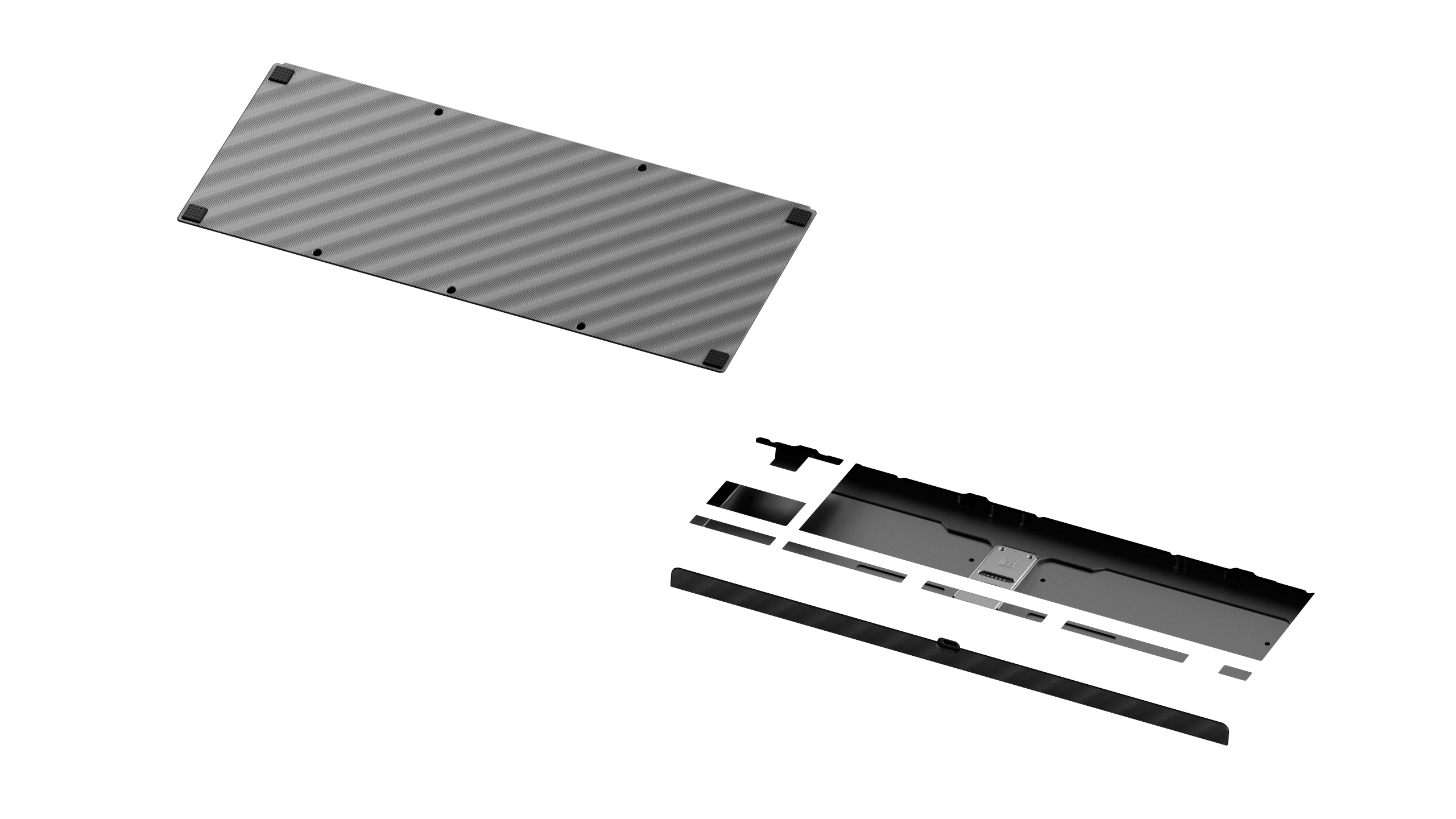 KBDFans TofuTKL R2 - Bottom Cases