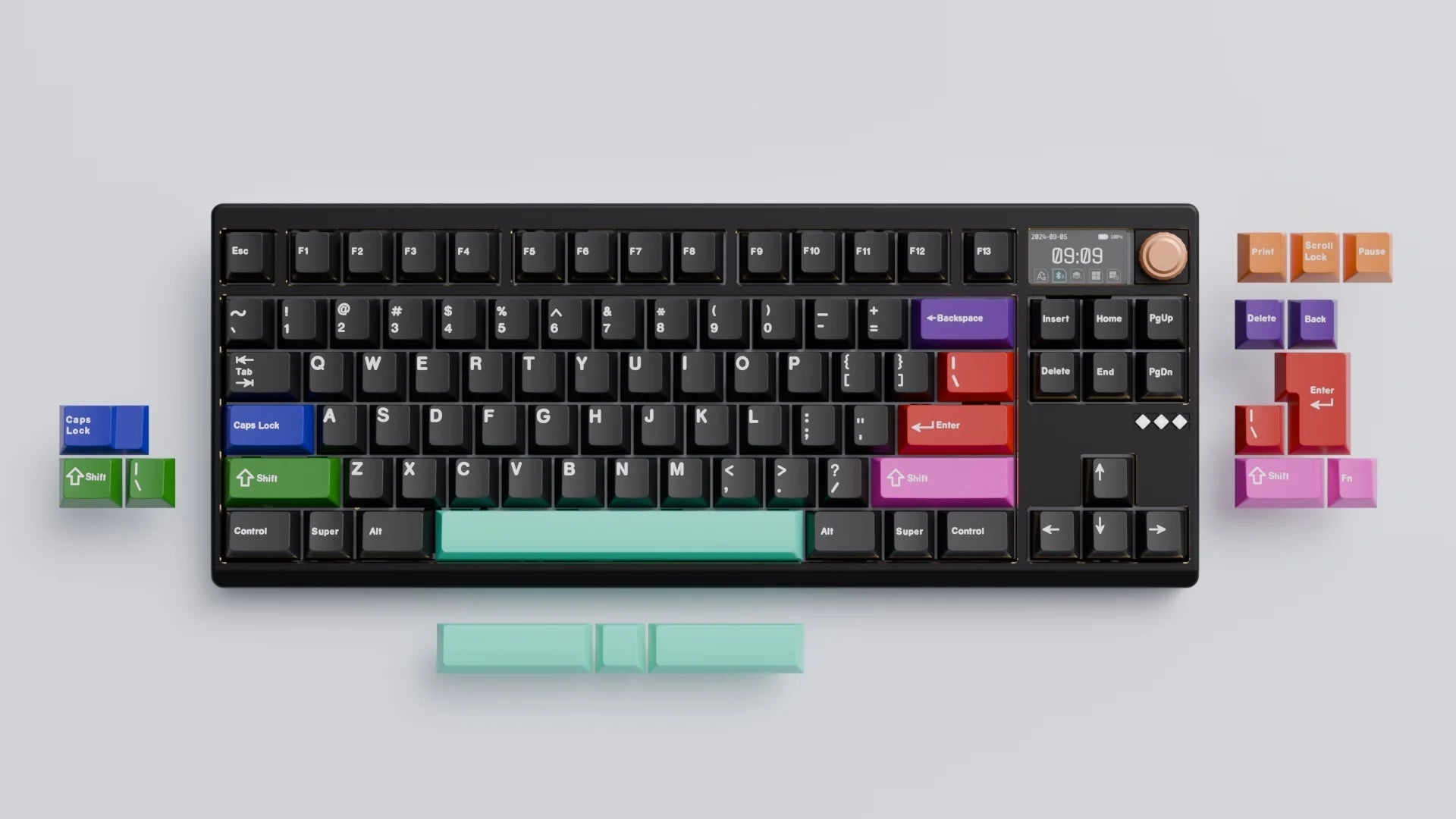 ZoomTKL Dyna - 80% TKL ISO+ANSI Mechanical Aluminium Custom Keyboard Kit - MonacoKeys