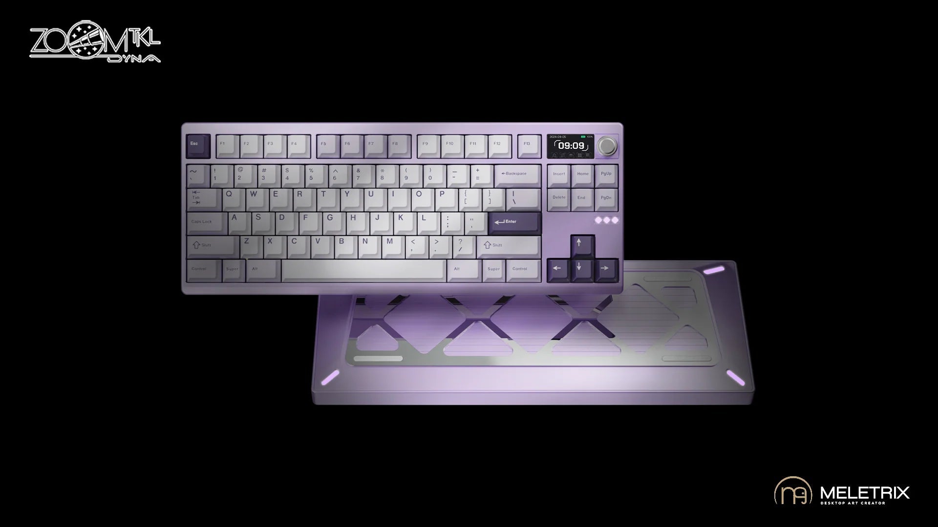 ZoomTKL Dyna - 80% TKL ISO+ANSI Mechanical Aluminium Custom Keyboard Kit - MonacoKeys