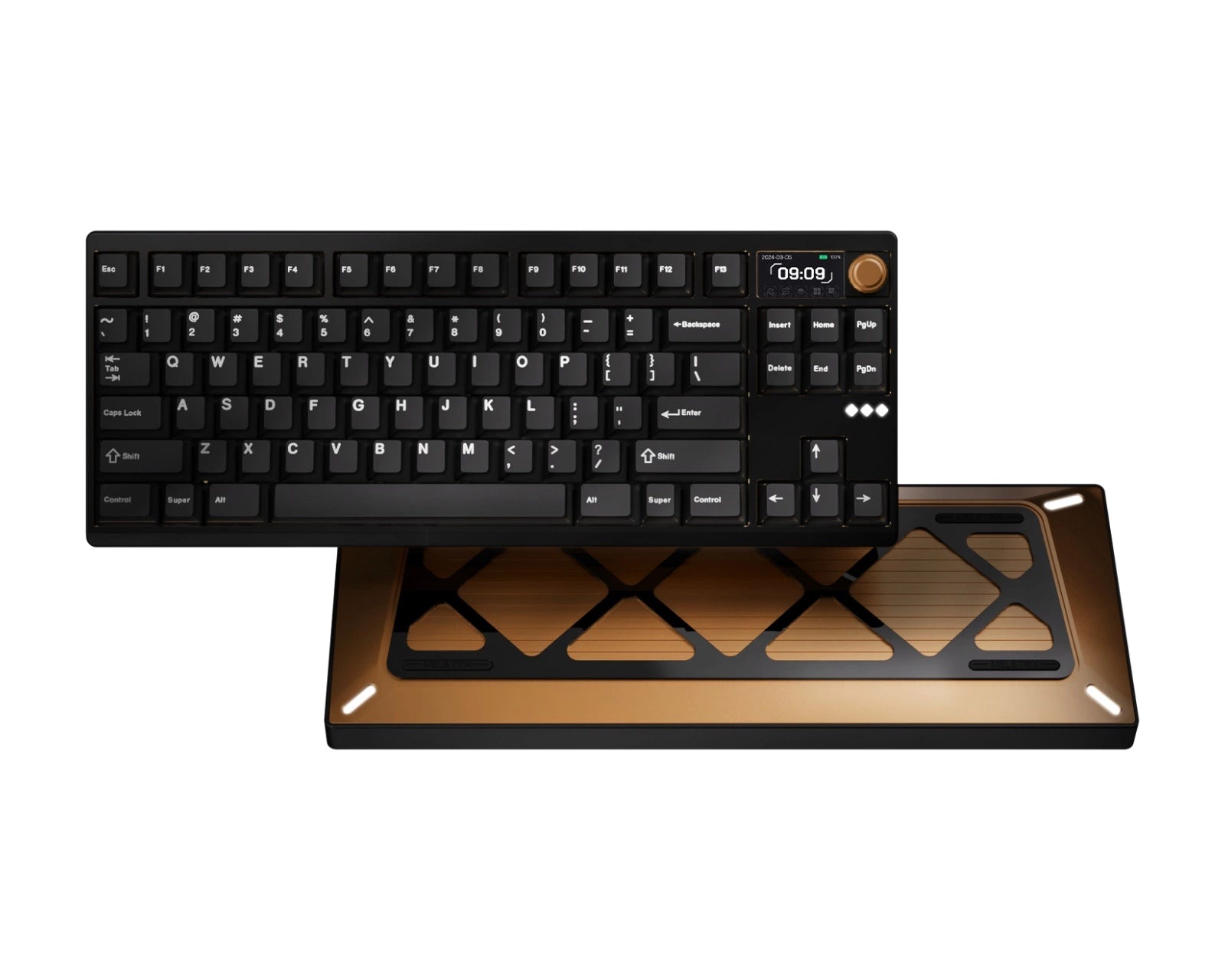 ZoomTKL Dyna - 80% TKL ISO+ANSI Mechanical Aluminium Custom Keyboard Kit - MonacoKeys